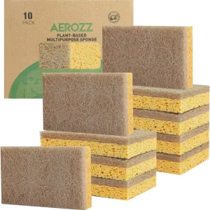 Eco Friendly Kitchen Cleaning Sponges Customized Logo Scouring Pads and Scrubbers Dish Washing Sponge