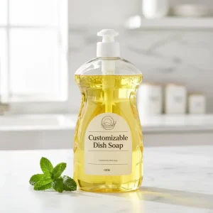 Eco Friendly Kitchen Deep Wash Liquid 500ml | 15%-30% Active | Customizable Fragrance (Ocean/Ginger/Floral/Lemon) |