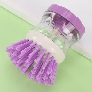Eco Friendly Kitchen Household ABS Dish Pot Sink Scrubber Cleaning Brush