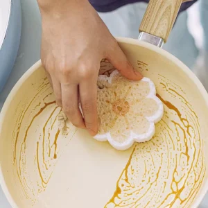 Eco Friendly Kitchen Sponge Compressed Dish Washing Sponge Non Scratch Cellulose Cleaning Sponge Scouring Pad