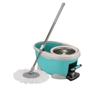Eco Friendly Magic Mop Set Microfiber Spin Mophead Stainless Steel Self-Wringer Telescopic Pole Household Cleaning Floor Tools