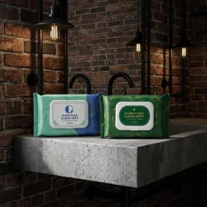 Eco-Friendly Non-Scented Chemical Free Moist Toilet Paper Tear Resistant Durable Wipes Household Gym
