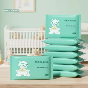 Eco Friendly Non Woven Cleansing Wipes Soft Non Irritant 16x13cm 10 Pcs Pack for Hand Mouth Nose