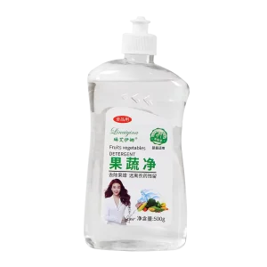 Eco Friendly Peach Scented Dishwashing Liquid with 15%-30% Active Ingredients for Deep Cleaning Kitchen Detergent