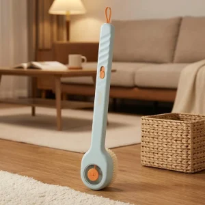 Eco Friendly Plastic Shower Exfoliating Brush with Soap Dispensing Cap