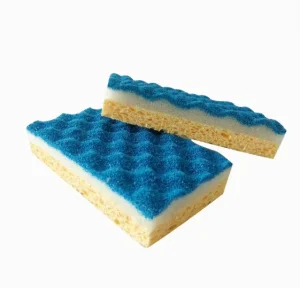 Eco Friendly Rapid Cleansing Sponge Scouring Pad with 250% to 500% Water Absorption