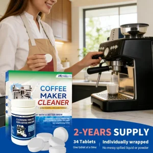 Eco Friendly Remove Coffee Oils and Residues Cleaner Coffee Machine Cleaning Tablets
