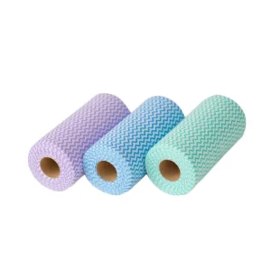 Eco-Friendly Reusable Washable Kitchen Towels Roll Heavy-Duty Cleaning Cloths Absorbent Lazy Rags for Dishes Household