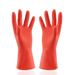 Eco Friendly Rubber Cleaning Latex Household Gloves Durable Reusable Waterproof for Kitchen Washing