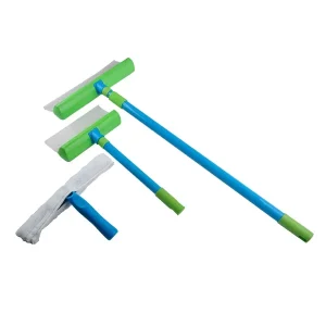 Eco Friendly Silicone Water Blade Car Wash Tool Streak Free Fast Drying Scratch Free Telescopic Handle Squeegee