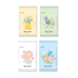 Eco-Friendly Soft Individually Packaged Baby Wet Wipes for Cleansing and Private Label Brand Promotion