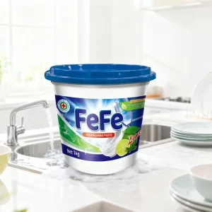 Eco Friendly Solid Dishwashing Paste Detergent with Lime Scent and High Quality