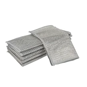 Eco-Friendly Square Microfiber Mesh Fabric Kitchen Towels Absorbent Cleaning Cloth with Custom Logo