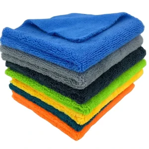 Eco Friendly Square Microfiber Towel Kitchen Cleaning Cloths Non Abrasive Reusable Washable