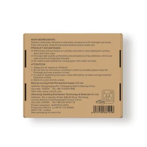 Eco Friendly White Dishwashing Tablets for Bulk Use OEM ODM Stain Removal Tablets for Washing Machines