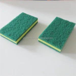 Eco Friendly and Comfortable Kitchen Dish Washing Scouring Pad Cleaning Sponge