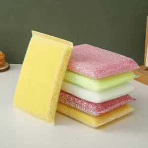 Eco Material Kitchen Cleaning Scouring Scrubber Pad Dishwashing Sponges & Scouring Pads