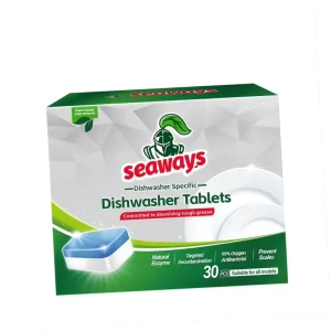 Eco friendly Biodegradable Solid Dishwashing Detergents Custom Fragrance for Kitchen Cleaning
