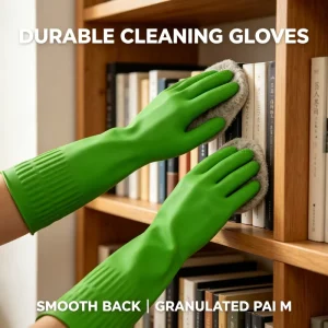Eco friendly Comfortable Reusable Nitrile Gloves for Household Kitchen Cleaning Men Women Labor Food Industries