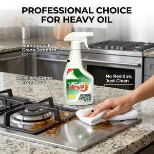 Eco-friendly Concentrated Kitchen Degreaser Spray Non-Toxic Heavy Oil Cleaner for Kitchen Utensils and Surfaces Bulk Supply