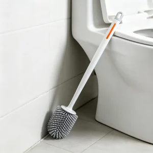 Eco friendly Durable Toilet Brush with Long PP Handle for Bathroom Toilet Cleaning