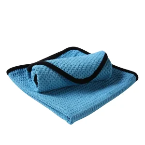 Eco friendly Microfiber Waffle Weave Kitchen Dish Cloth Washcloths Quick Drying Dish Towels