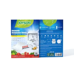 Eco friendly Plant Based Dishwasher Tablets Dishwashing Detergent Sheets