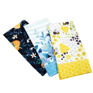 Eco-friendly Quick-Dry Custom Printed Logo Thick Soft Washable Cotton Tea Towel for Kitchen Use in Hotels Restaurants