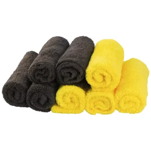 Edgeless Microfibre Coral Fleece Car Towel Cleaning Kitchen Cloth Micro Fiber Rags