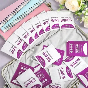 Effective Cleaning Clothes Stain Remover Wipes Non-Woven Fabric Cleansing Wipes