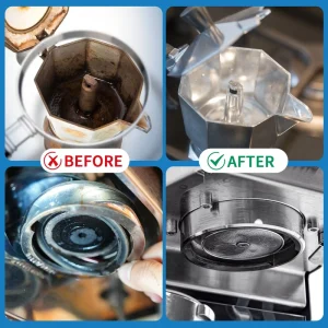 Effervescent Eco-Friendly Fast Acting Descaling Cleaning Tablets for Coffee Machine Removes Coffee Oil Stain Mineral Build-up