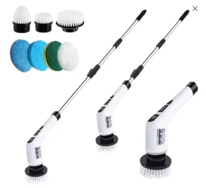 Electric 9 in 1 Long Handle USB Powered Cleaning Brush