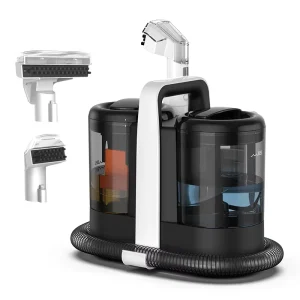 Electric Bagless Portable Carpet Cleaner Machine with Wet & Dry Vacuum and Spot Cleaning for Home Use