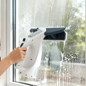 Electric Handheld 4 in 1 Automatic Portable Window Vacuum Cleaner with IPX4 Waterproof for Hotel Household Car Use