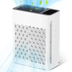 Electric Hepa 3 Stage Filtration Auto Mode Portable Air Purifier UV Sterilization Plastic Construction Bedroom Use Quiet