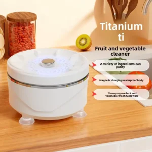 Electric Multi functional Fruit Vegetable Cleaning Machine Food Purification Washing Vegetables Meat Sterilization Remove
