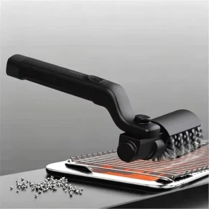 Electric Rechargeable Grill Brush Rotating BBQ Cleaning Brush with Stainless Steel Bristles Waterproof Portable