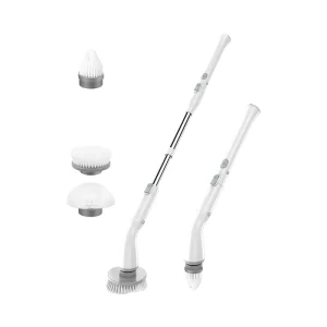 Electric Rechargeable Toilet Brush with Nylon Bristles and for Squeegee Eco Friendly Household Cleaning Tool