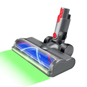 Electric Vacuum Cleaner Brush for Hardwood Floors with Headlights and Rolling Design