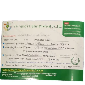 Environmental protection Natural Food Grade Cleaner