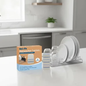 Environmentally Friendly Disposable Solid Dishwasher Detergent Tablets for Deep Cleaning