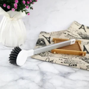 Ergonomic PP Handle Scourer Brush Non Slip Design for Daily Kitchen Cleaning and Stain Removal