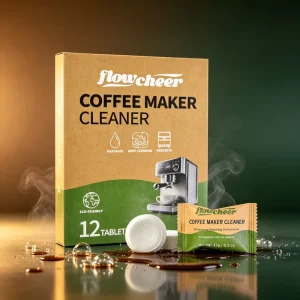 Espresso Coffee Machine Cleaner Tablets Deep Cleaning Descaling Tablet Remove Coffee Oil & Limescale for Home & Commercial