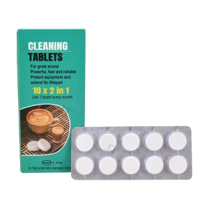 Espresso & Coffee Machine Cleaning Tablets for Fully Automatic Espresso Machines Removes Oils & Grease
