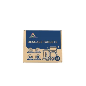 Espresso Coffee Maker Machine Cleaner Agent 24 Solid Tablets for Grease Stains Remover Descaler