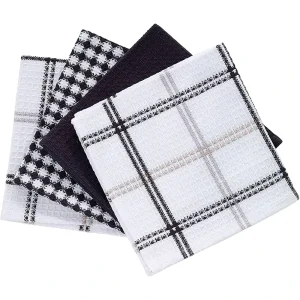 Esun 100% Cotton Cleaning Cloths Highly Absorbent Super Soft Durable for Wiping Kitchen Tables and Counters