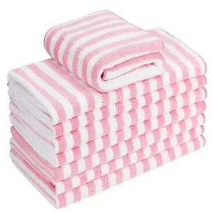 Esun Super Absorbent Microfiber Dish Towels Checkered Design Kitchen Cleaning Cloths for Home Use