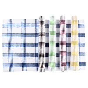 Esun Super Soft 100% Cotton Waffle Dish Cloths for Kitchen Cleaning & Drying Dishes