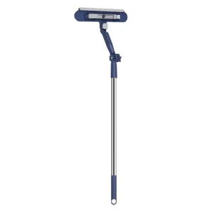 Extended Glass Cleaner with Double Sided Wiper for Window Cleaning and Household Window Cleaning Tool