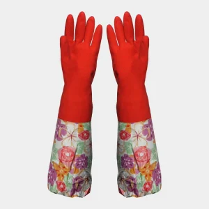 Extended Length Super Durable Flexible Waterproof Household Rubber Gloves
